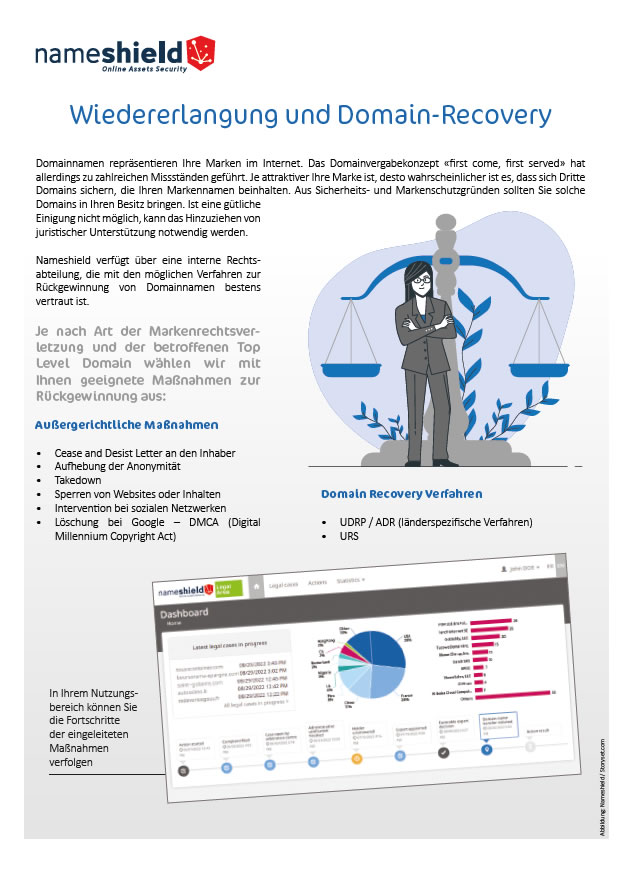 Wiedererlangung und Domain-Recovery