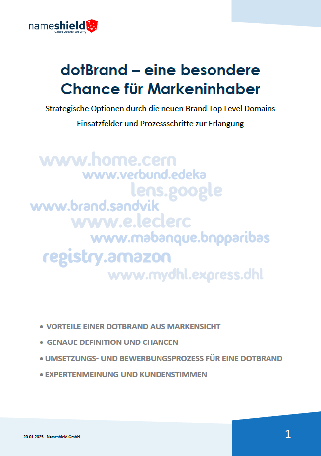 .BRAND Broschüre, Vorteile und Prozess
