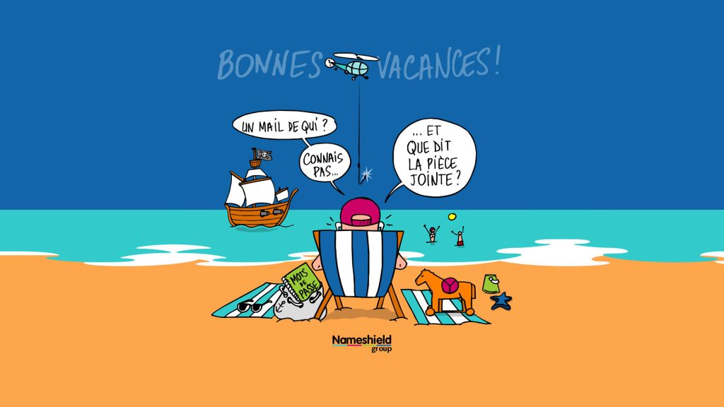 Fond d'écran phishing à la plage