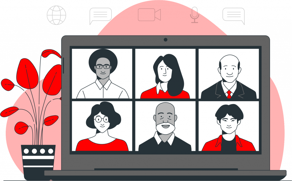 Remote meeting covid