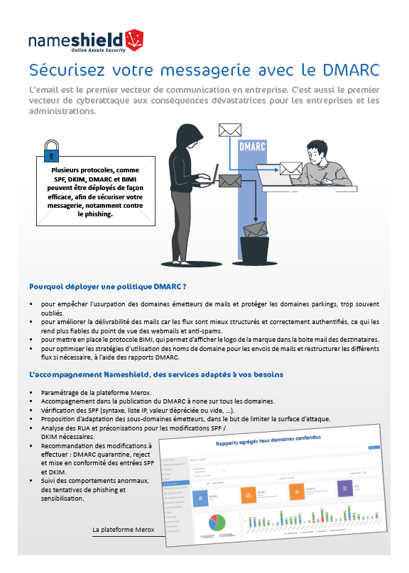 Téléchargez notre plaquette DMARC