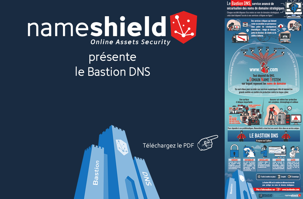[INFOGRAPHIE] Le Bastion DNS, service avancé de sécurisation des noms de domaine stratégiques